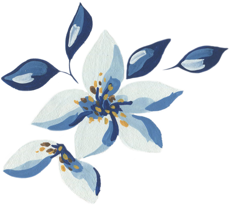 Watercolor Botanical flower